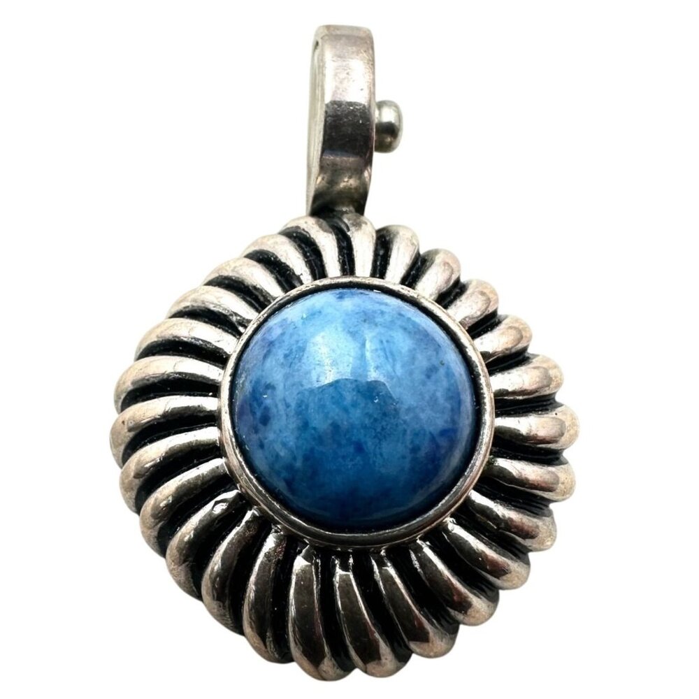 Joseph Esposito Reversible Sterling Silver Magnetic Pendant